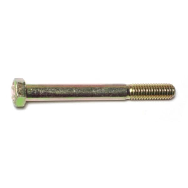 Midwest Fastener Grade 8, 3/8"-16 Hex Head Cap Screw, Zinc Yellow Steel, 3-1/2 in L, 25 PK 00702 - main